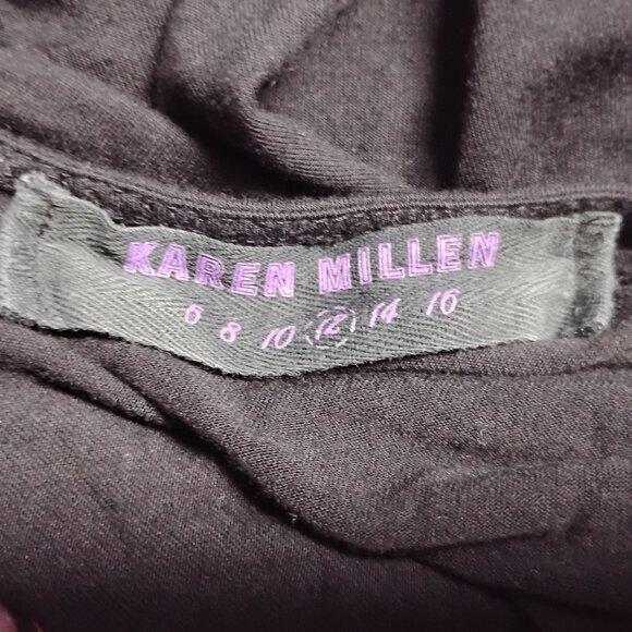 ❤️KAREN MILLEN Asymmetrical Top or Mini Dress Bust 33" - Picture 9 of 10
